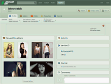 Tablet Screenshot of letmewatch.deviantart.com
