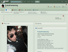 Tablet Screenshot of frutusfreelancing.deviantart.com