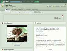Tablet Screenshot of cherryjess.deviantart.com