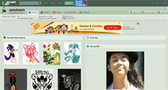 Desktop Screenshot of alpharabbit.deviantart.com