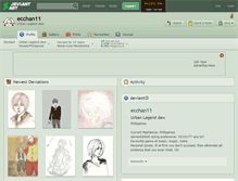 Tablet Screenshot of ecchan11.deviantart.com