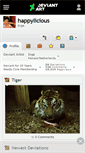Mobile Screenshot of happylicious.deviantart.com