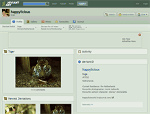 Tablet Screenshot of happylicious.deviantart.com