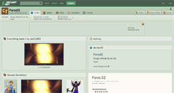 Desktop Screenshot of forosdz.deviantart.com