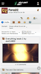 Mobile Screenshot of forosdz.deviantart.com