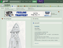 Tablet Screenshot of luvstruk.deviantart.com