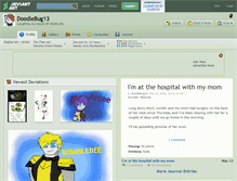 Tablet Screenshot of doodlebug13.deviantart.com