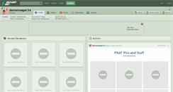 Desktop Screenshot of demonreaper34.deviantart.com