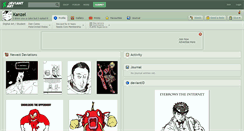 Desktop Screenshot of kanzel.deviantart.com