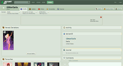 Desktop Screenshot of glitterdarla.deviantart.com