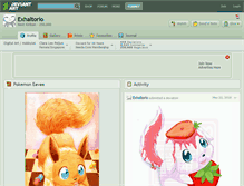 Tablet Screenshot of exhaltorio.deviantart.com