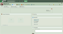 Desktop Screenshot of blake32123.deviantart.com