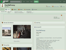 Tablet Screenshot of furytailfrenzy.deviantart.com