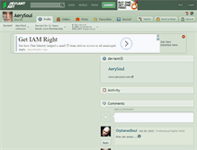 Tablet Screenshot of aerysoul.deviantart.com