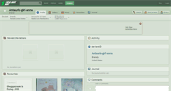 Desktop Screenshot of antauris-girl-anna.deviantart.com