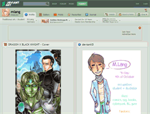 Tablet Screenshot of mlang.deviantart.com