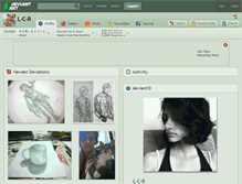 Tablet Screenshot of l-c-r.deviantart.com