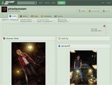Tablet Screenshot of perantaumalam.deviantart.com