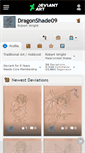 Mobile Screenshot of dragonshade09.deviantart.com