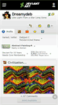 Mobile Screenshot of dreamydeb.deviantart.com