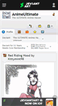 Mobile Screenshot of animeultimate.deviantart.com