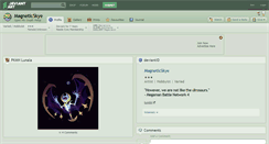 Desktop Screenshot of magneticskye.deviantart.com