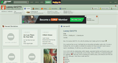 Desktop Screenshot of looney-girl2772.deviantart.com