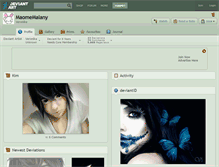 Tablet Screenshot of maomemalany.deviantart.com