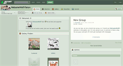 Desktop Screenshot of natsumewolf-fans.deviantart.com