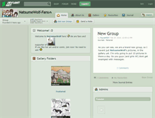 Tablet Screenshot of natsumewolf-fans.deviantart.com