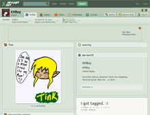 Tablet Screenshot of khboy.deviantart.com