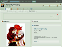 Tablet Screenshot of inthemorningxamazing.deviantart.com