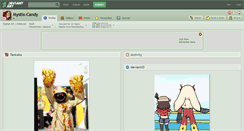 Desktop Screenshot of mystix-candy.deviantart.com