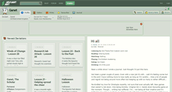 Desktop Screenshot of ganet.deviantart.com