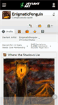 Mobile Screenshot of enigmaticpenguin.deviantart.com
