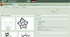 Desktop Screenshot of loureyestattoo.deviantart.com