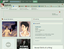 Tablet Screenshot of gackt-art.deviantart.com