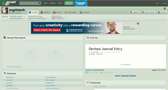 Desktop Screenshot of angelicmoth.deviantart.com