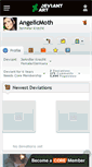 Mobile Screenshot of angelicmoth.deviantart.com