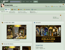Tablet Screenshot of lunaperlada.deviantart.com