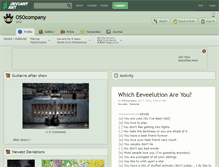 Tablet Screenshot of osocompany.deviantart.com