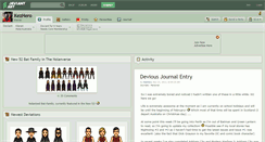 Desktop Screenshot of kezhero.deviantart.com