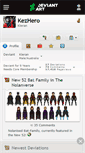 Mobile Screenshot of kezhero.deviantart.com