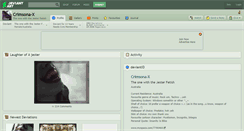 Desktop Screenshot of crimsona-x.deviantart.com