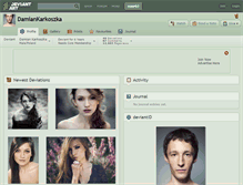 Tablet Screenshot of damiankarkoszka.deviantart.com