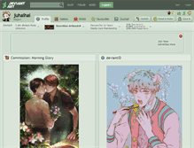 Tablet Screenshot of juhaihai.deviantart.com