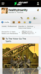 Mobile Screenshot of healthyinsanity.deviantart.com