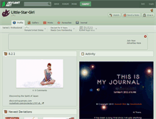 Tablet Screenshot of little-star-girl.deviantart.com