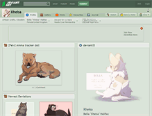 Tablet Screenshot of kheisa.deviantart.com