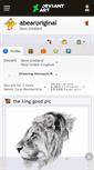 Mobile Screenshot of abearoriginal.deviantart.com